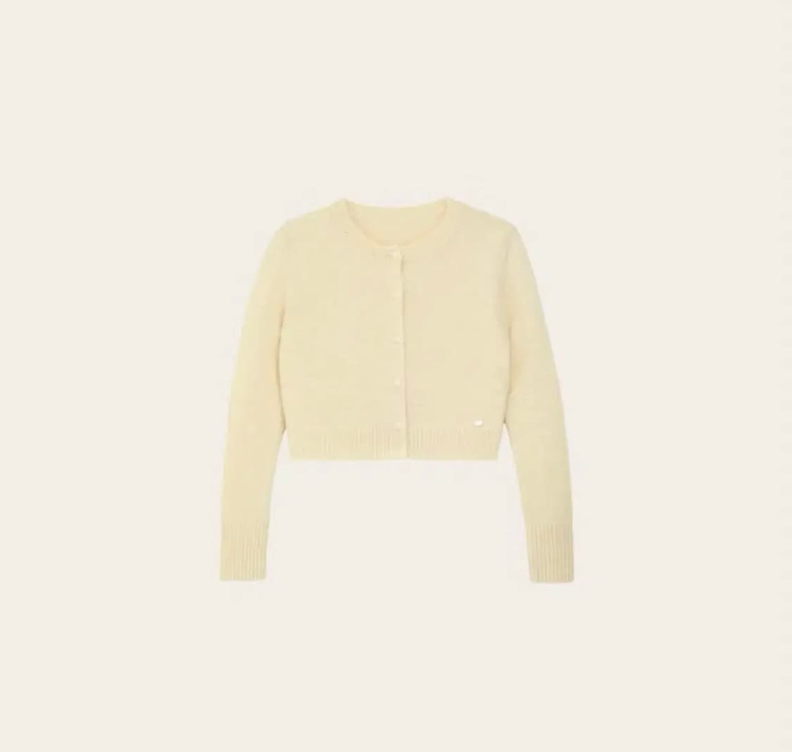 르플레인 베이비옐로우 가디건 상품이미지2
