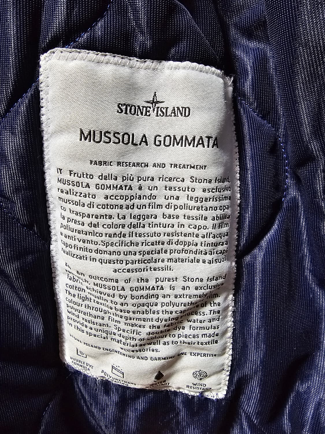 스톤아일랜드 무솔라 고마타 자켓 상품이미지5