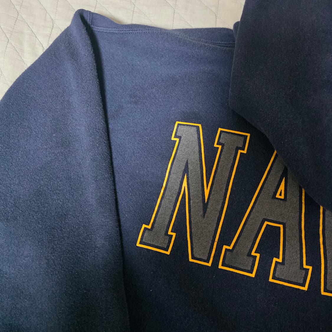 [XL] 90s USA 네이비 USN NAVY 빈티지 후드티 상품이미지5