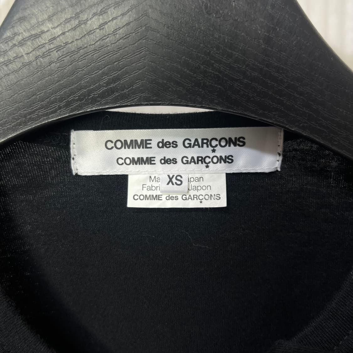 [xs] 꼼데가르송 리본 디자인 반팔 티셔츠 상품이미지3