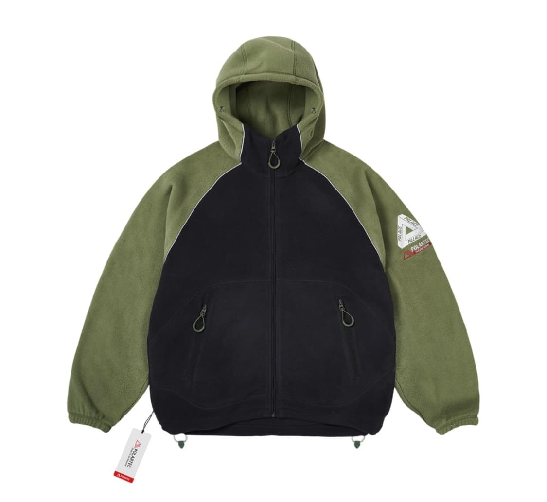 [L] 25FW 필라스 폴라텍 자켓 올리브  상품이미지1