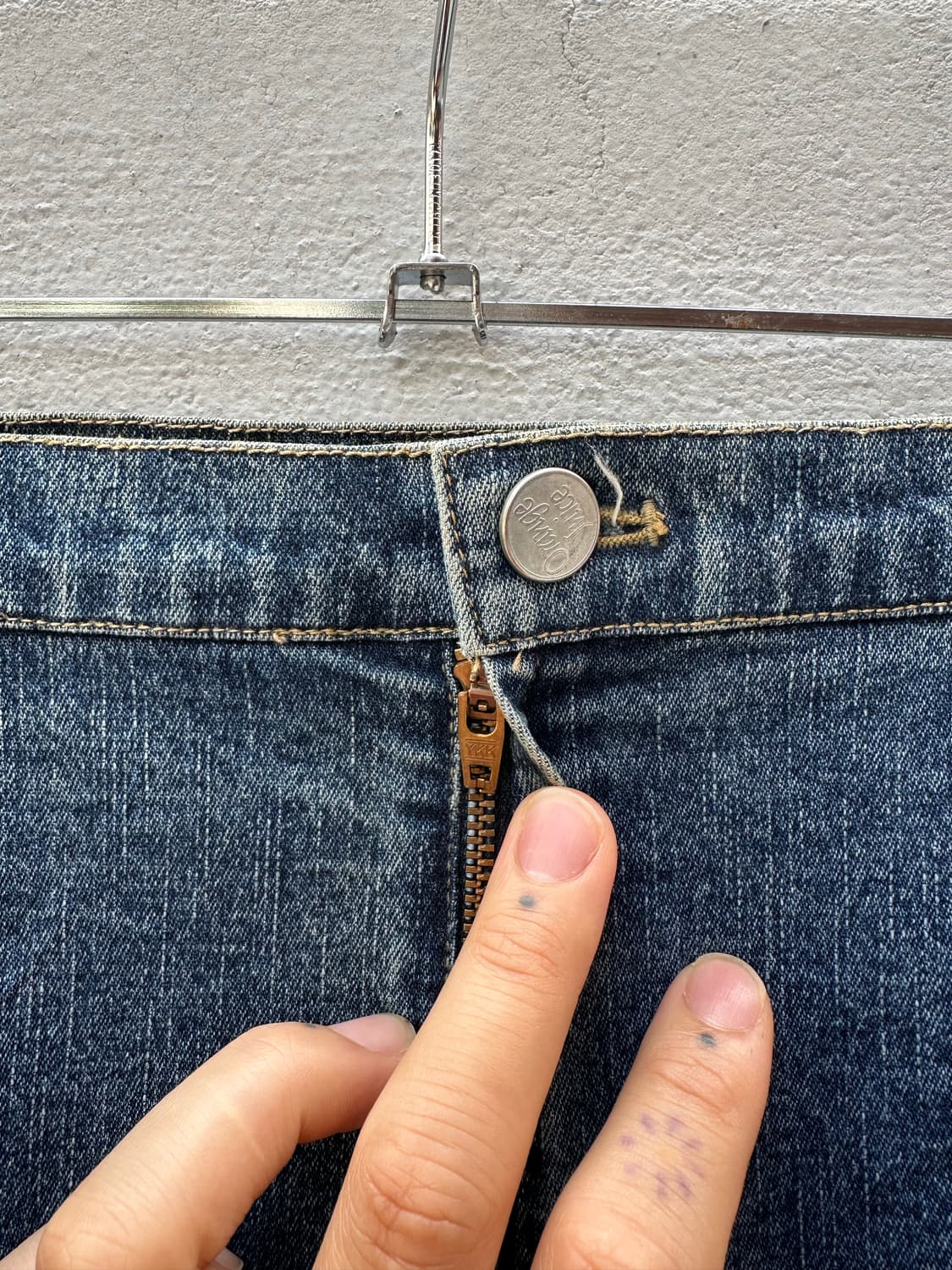 플라워 자수 머메이드 데님 롱 스커트 치마 상품이미지4
