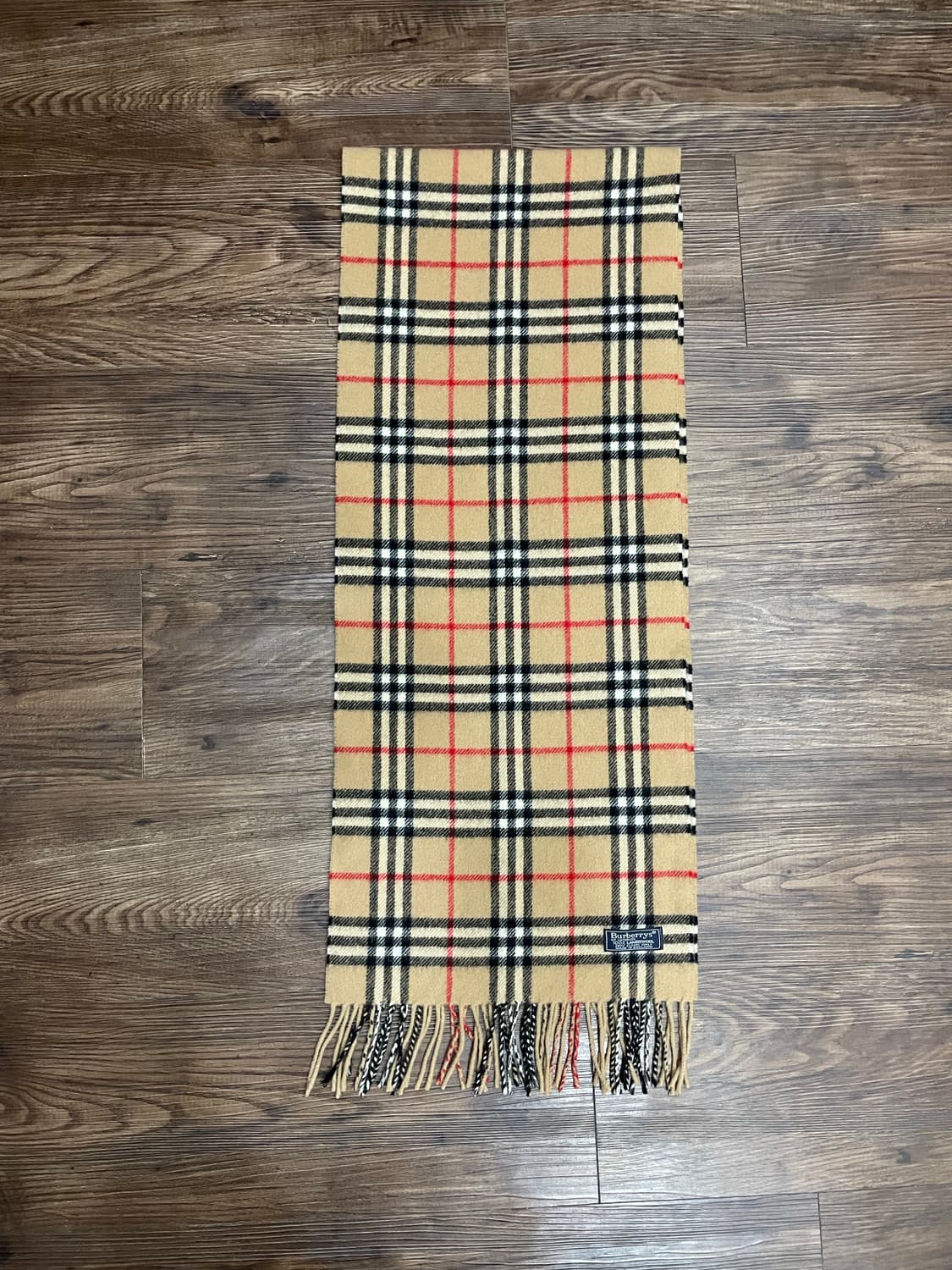버버리 램스울 노바체크 머플러 베이지 상품이미지3