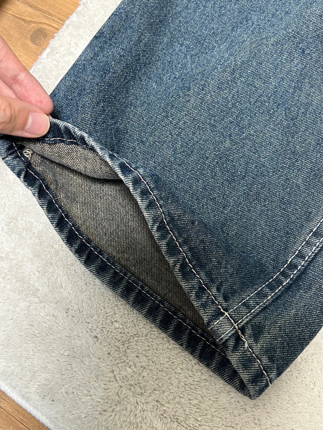 L 트릴리온 워싱 데님 팬츠 상품이미지2