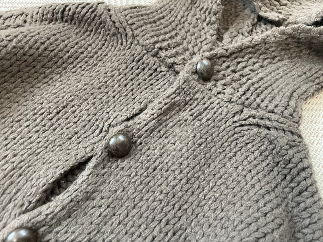 00s 마리떼 프랑소와 저버 브라운 버튼 디테일 니트 후드 J03854 상품이미지4