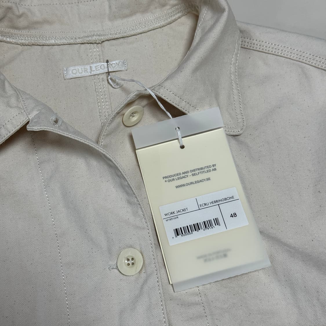 아워레가시 Our Legacy 헤링본 워크 자켓 48 상품이미지3
