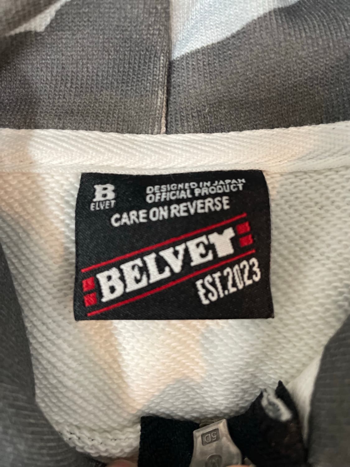 Belvet 카모 후드 M 상품이미지4