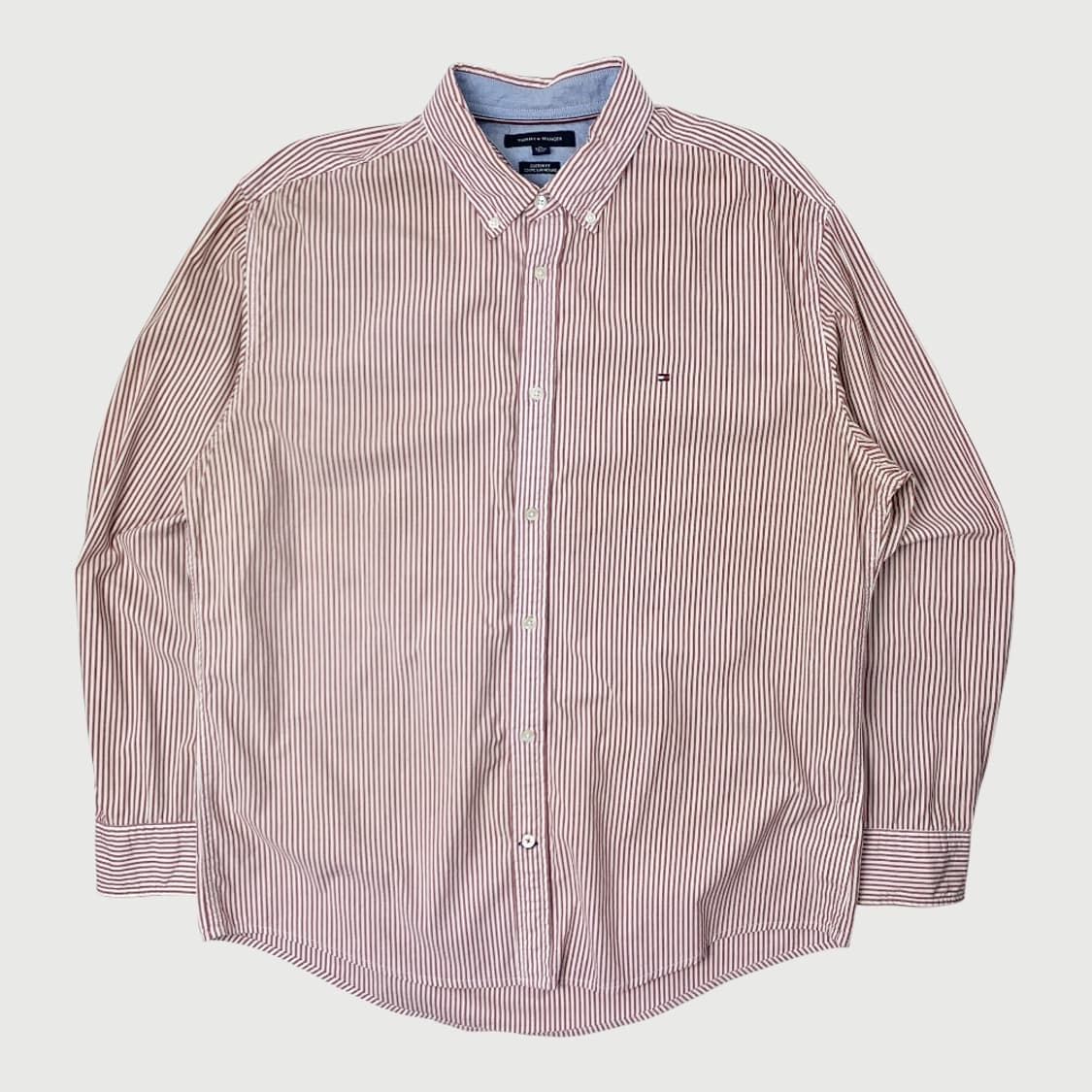 [XL/정품] 타미힐피거 스트라이프 커스텀핏 셔츠 상품이미지1