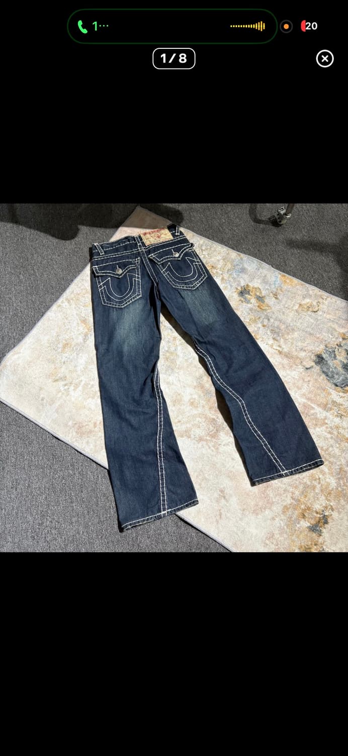 트루릴리젼 빈티지 부츠컷 데님 (실측사진에나옴) 상품이미지2