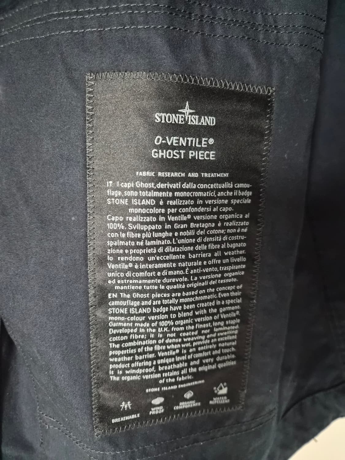 스톤아일랜트 고스트 벤틸 자켓 XL 상품이미지4