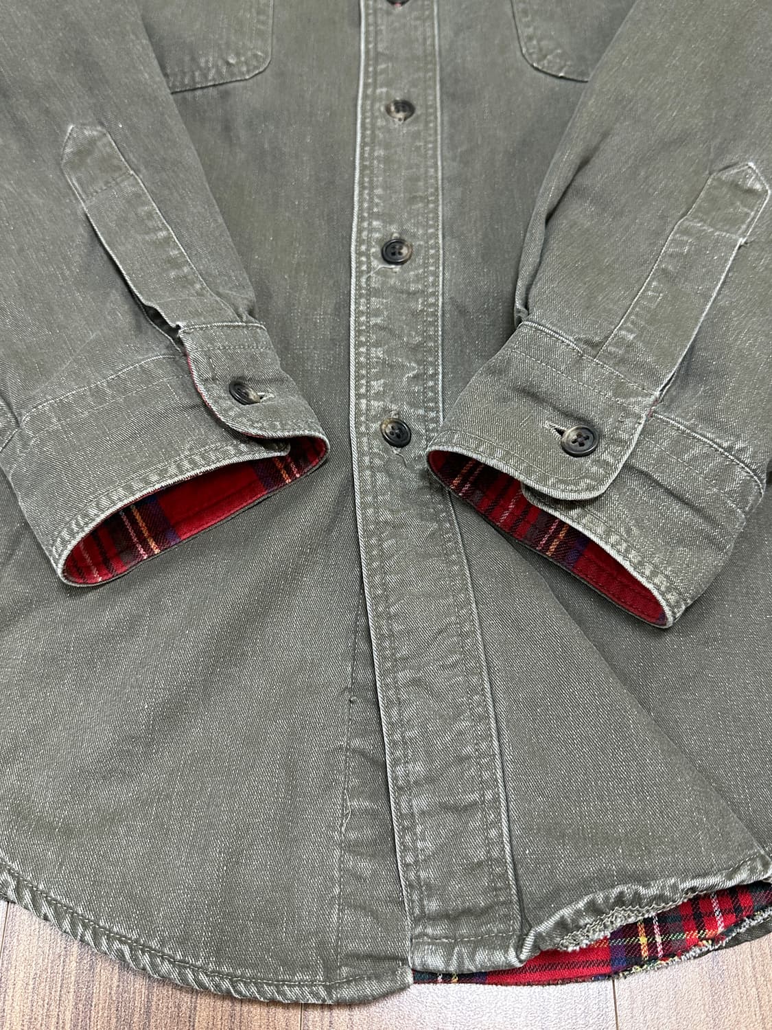 엘엘빈 헤비코튼 셔츠 M[made in USA] 상품이미지5