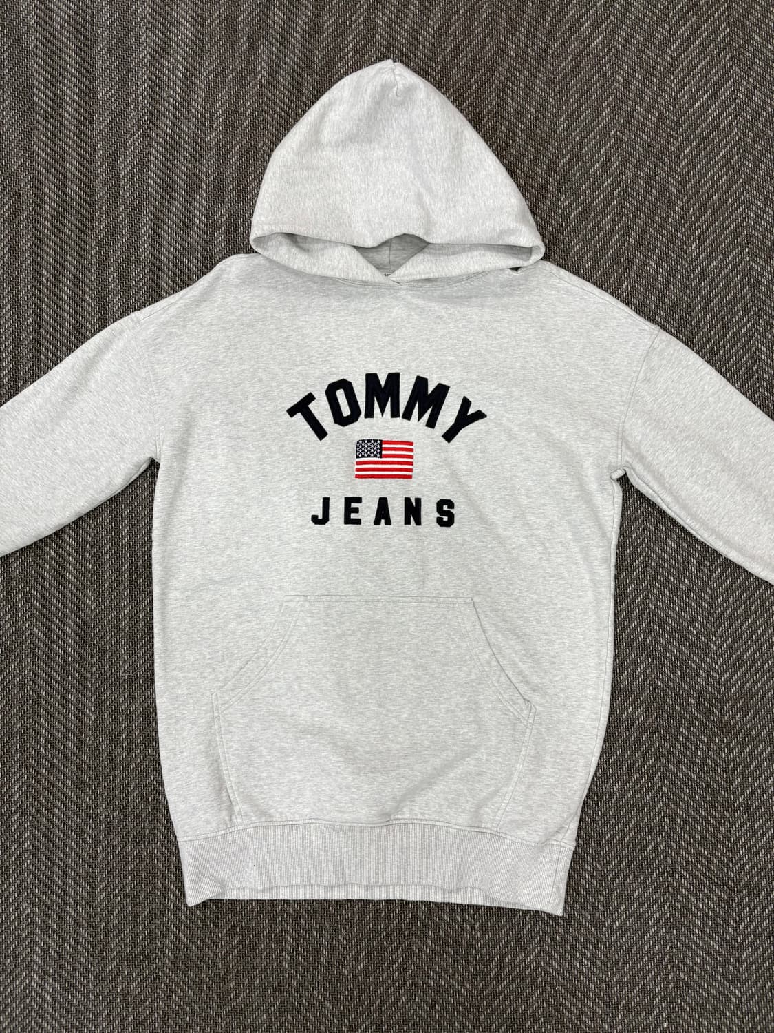 타미 후드 원피스 백멜란지 상품이미지2