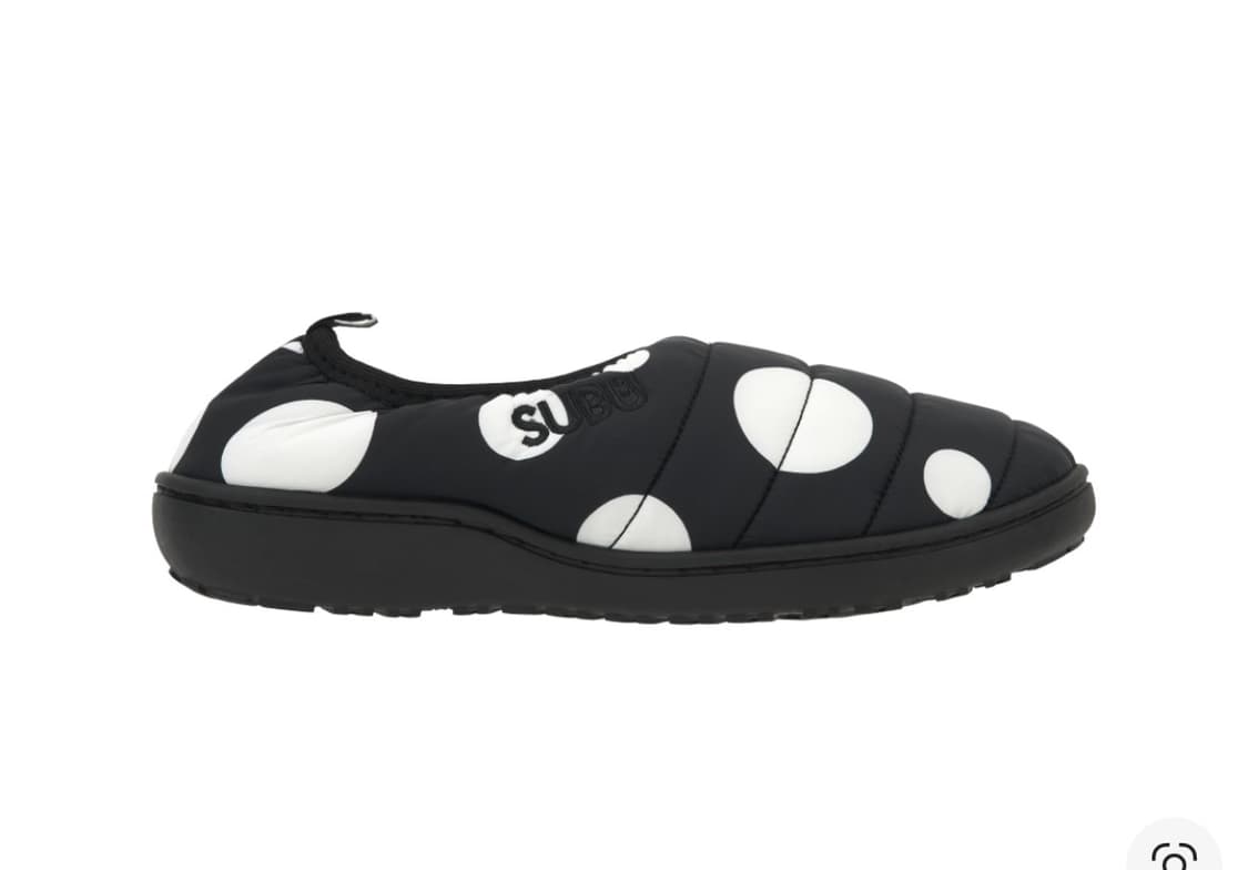 스부 패커블 샌들 크림 스노우 도트 00사이즈 상품이미지1