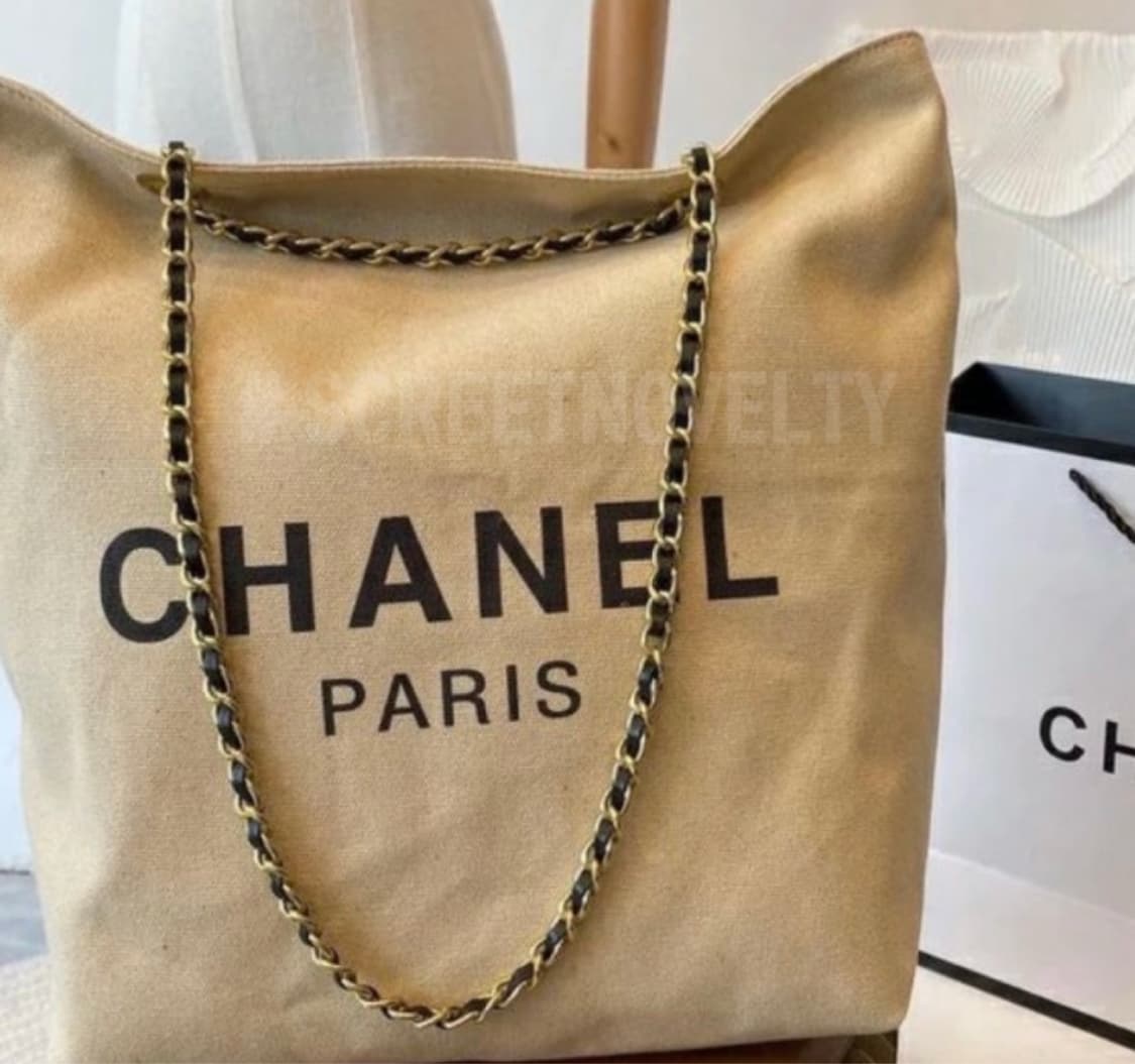 샤넬뷰티 골드체인 숄더백 아이보리 상품이미지5