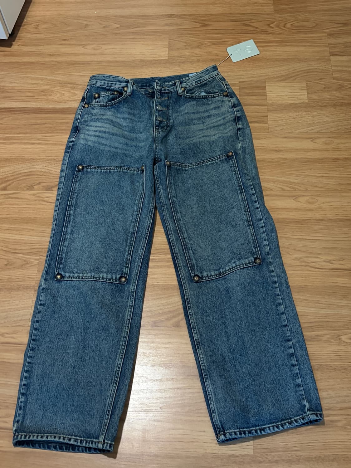 (2)떠그클럽 더블니 팬츠 진 청바지 상품이미지2