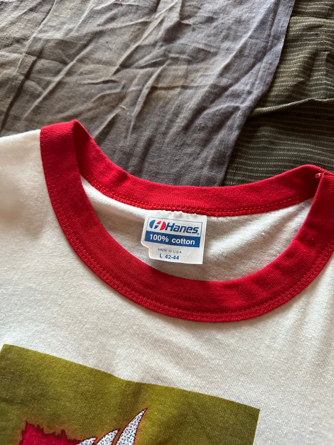 90s USA Hanes Ringer T Shirt 상품이미지6