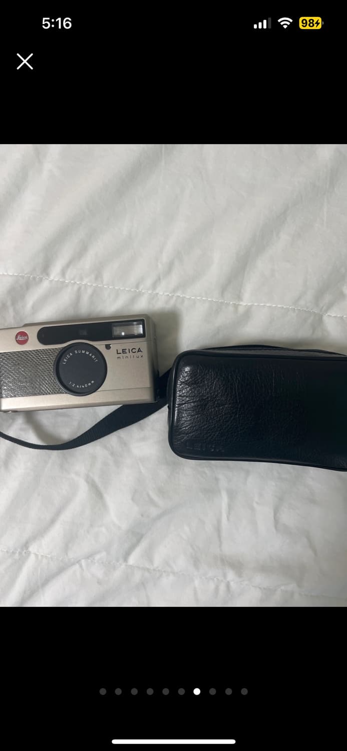 라이카 미니룩스 뱀피 필름 카메라 상품이미지7