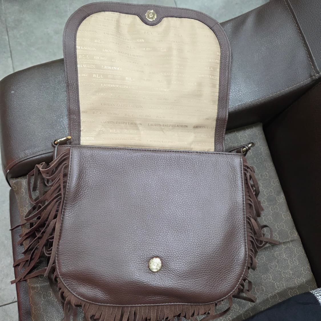 랄프로렌 프린지 테슬 크로스백 상품이미지5