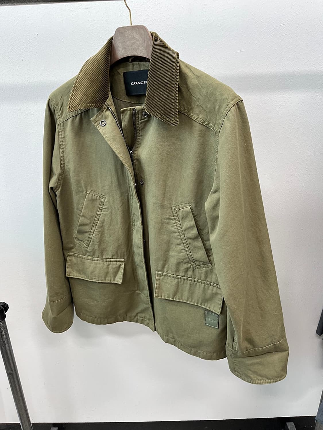 여) 코치 신형 카키 워크자켓  상품이미지3