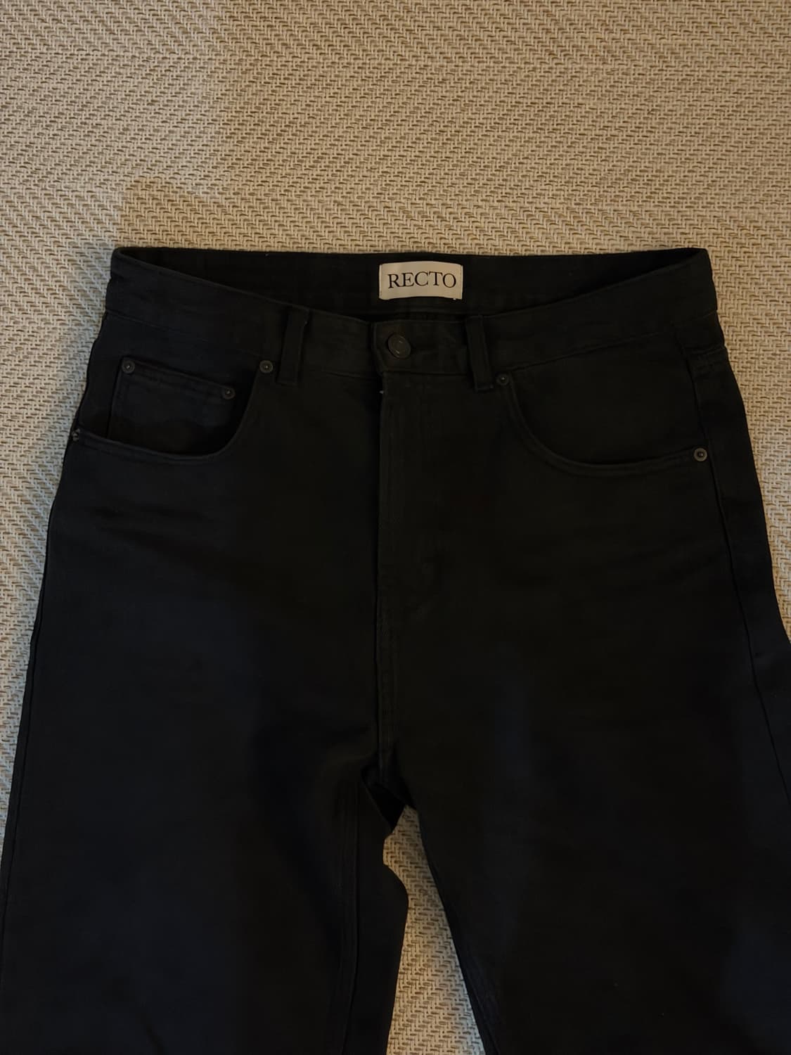 25FW 렉토 루즈핏 데님 블랙 M 사이즈  상품이미지5