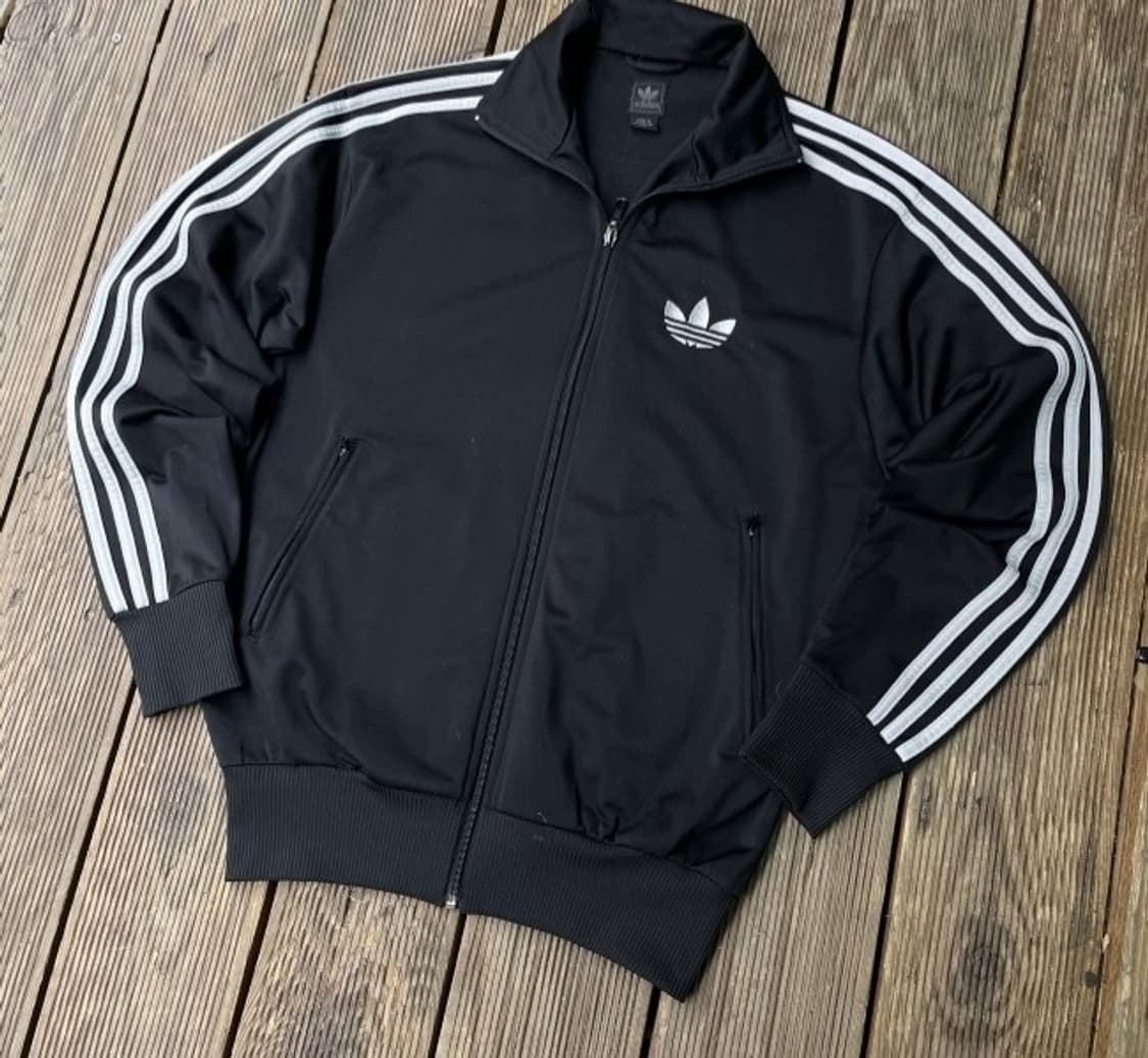 아디다스 구파이어버드 블랙 로고실버 트랙탑 져지집업 95/M 상품이미지1