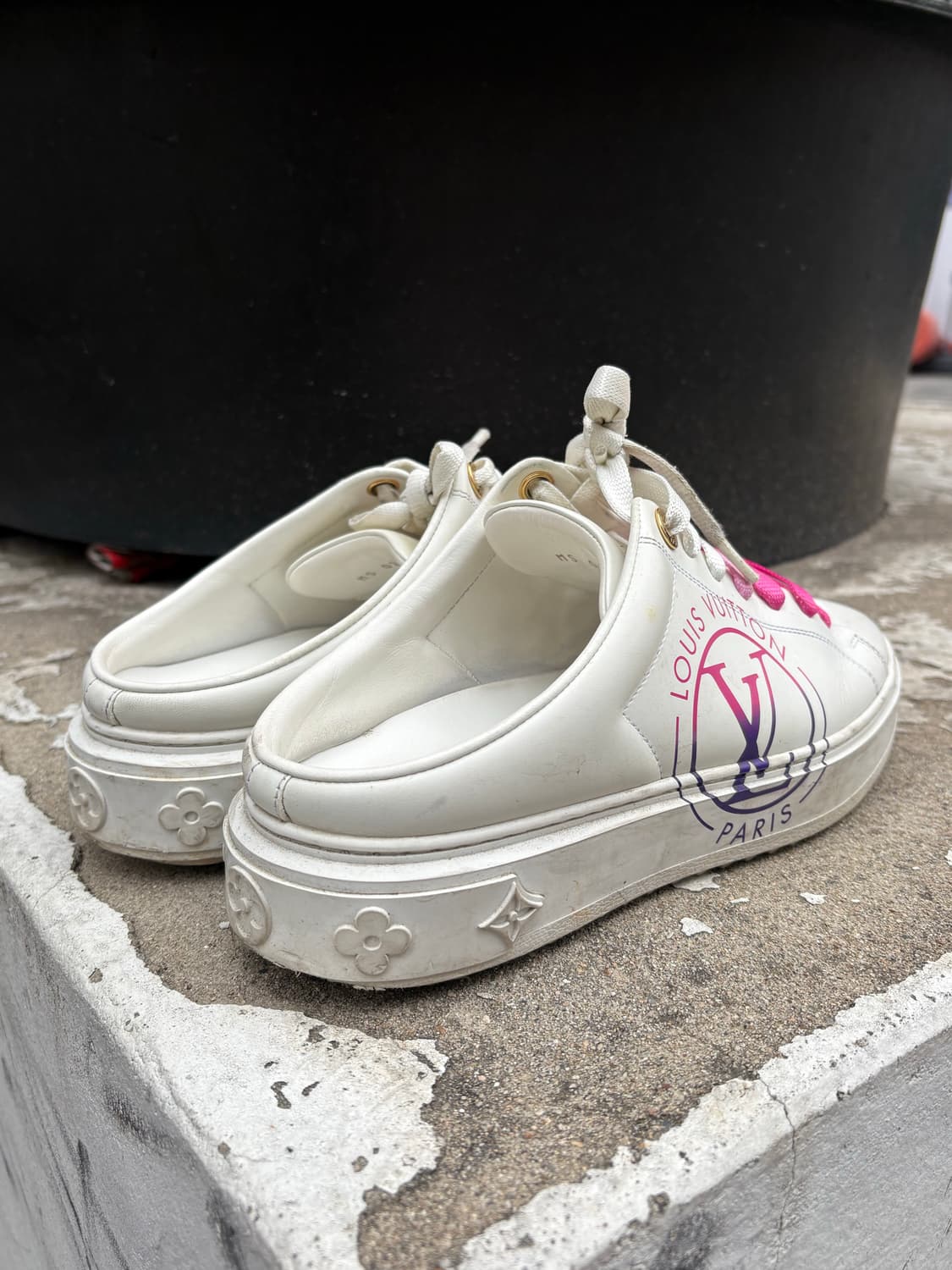 백프로 정품) 루이비통 스텔라 뮬 스니커즈 상품이미지3