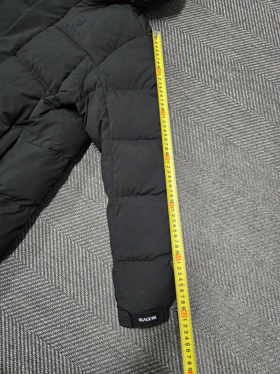 블랙야크 후드 롱 구스다운패딩 블랙 상품이미지8