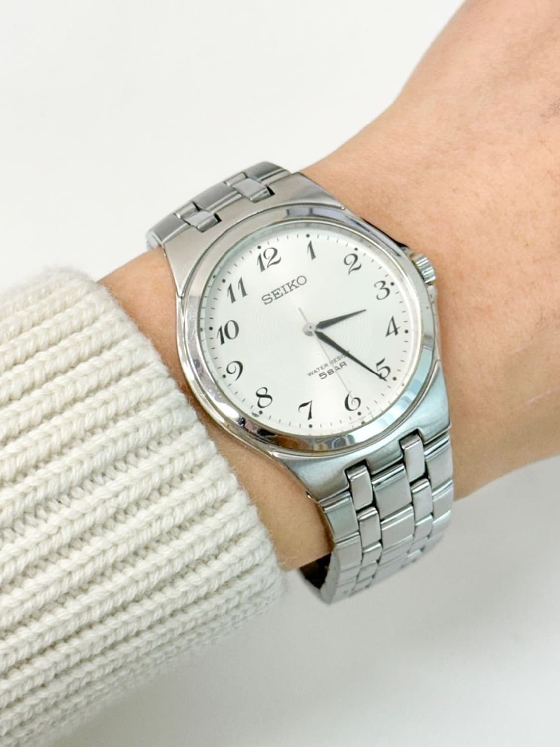 seiko / 세이코 클래식 라운드 드레스 쿼츠 남성 시계 상품이미지10