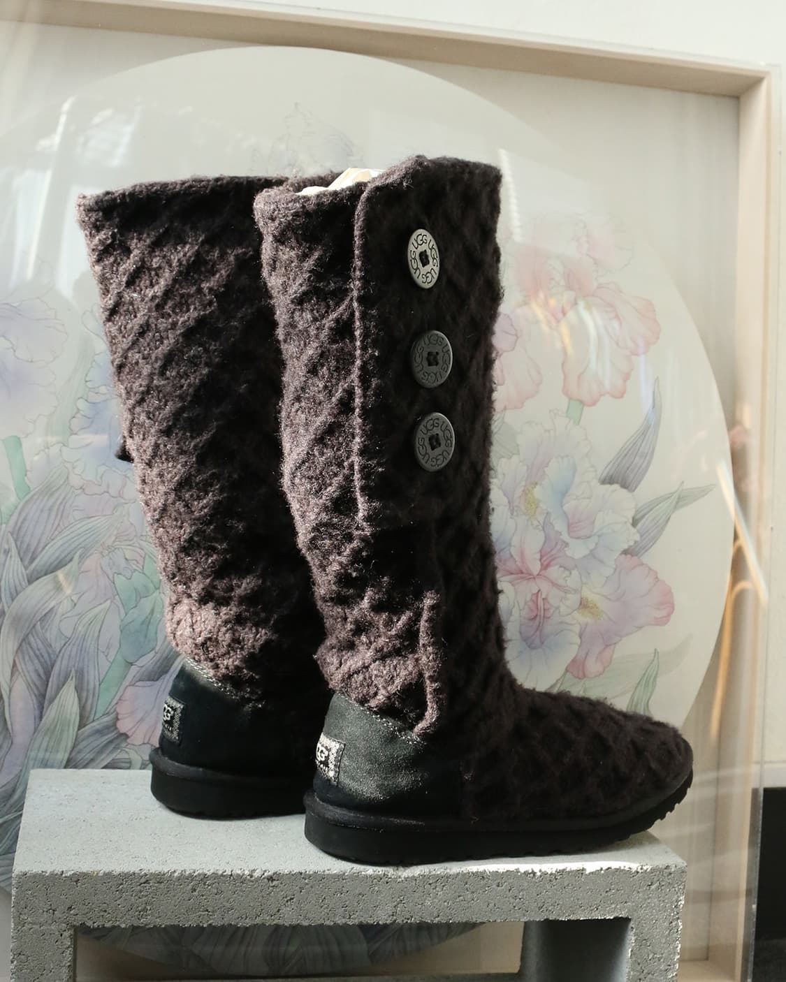 어그 케이블 니트 롱부츠  상품이미지1