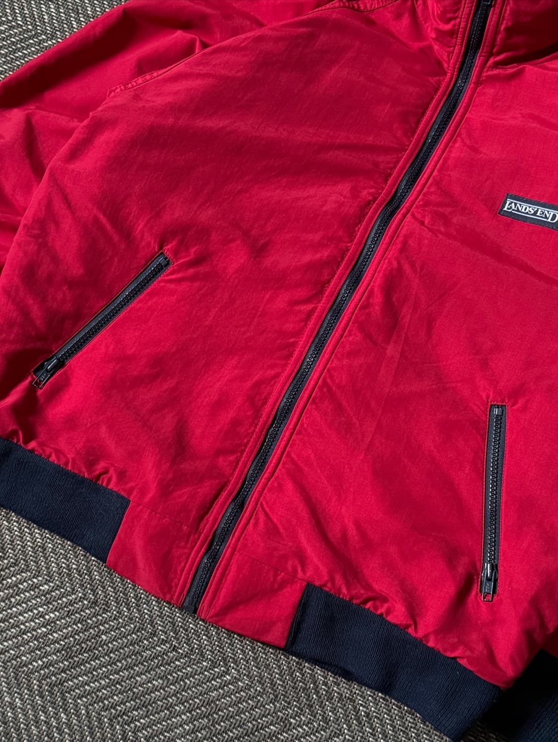 90s USA Lands' End 랜즈엔드 나일론 쉘 자켓 (95) 상품이미지6