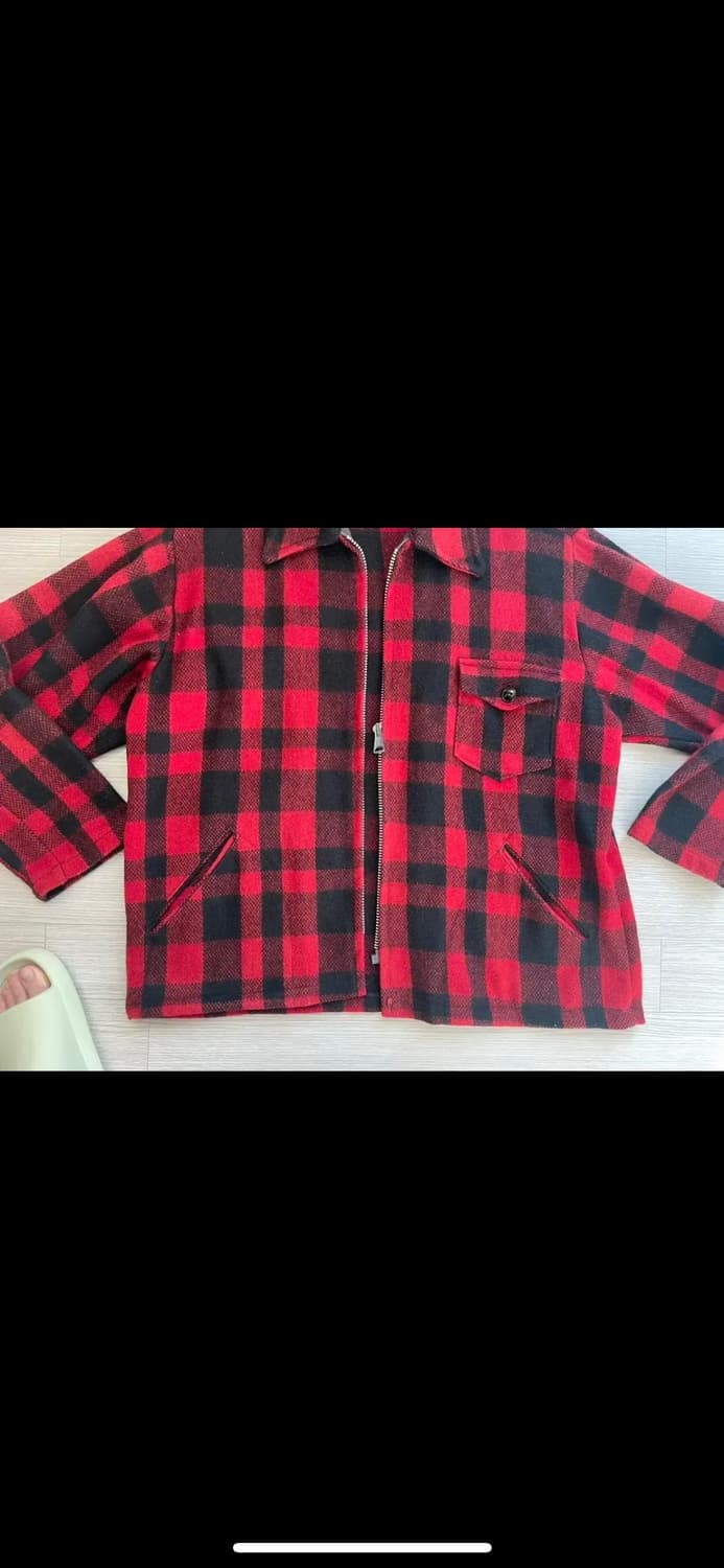 남자 플레이드 울 자켓 판매(버팔로 체크) 상품이미지3