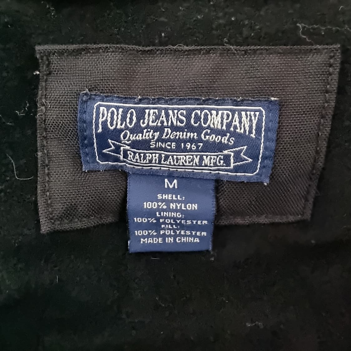 폴로 랄프로렌 진스 컴퍼니 블랙 다운 파카 자켓 95 상품이미지6