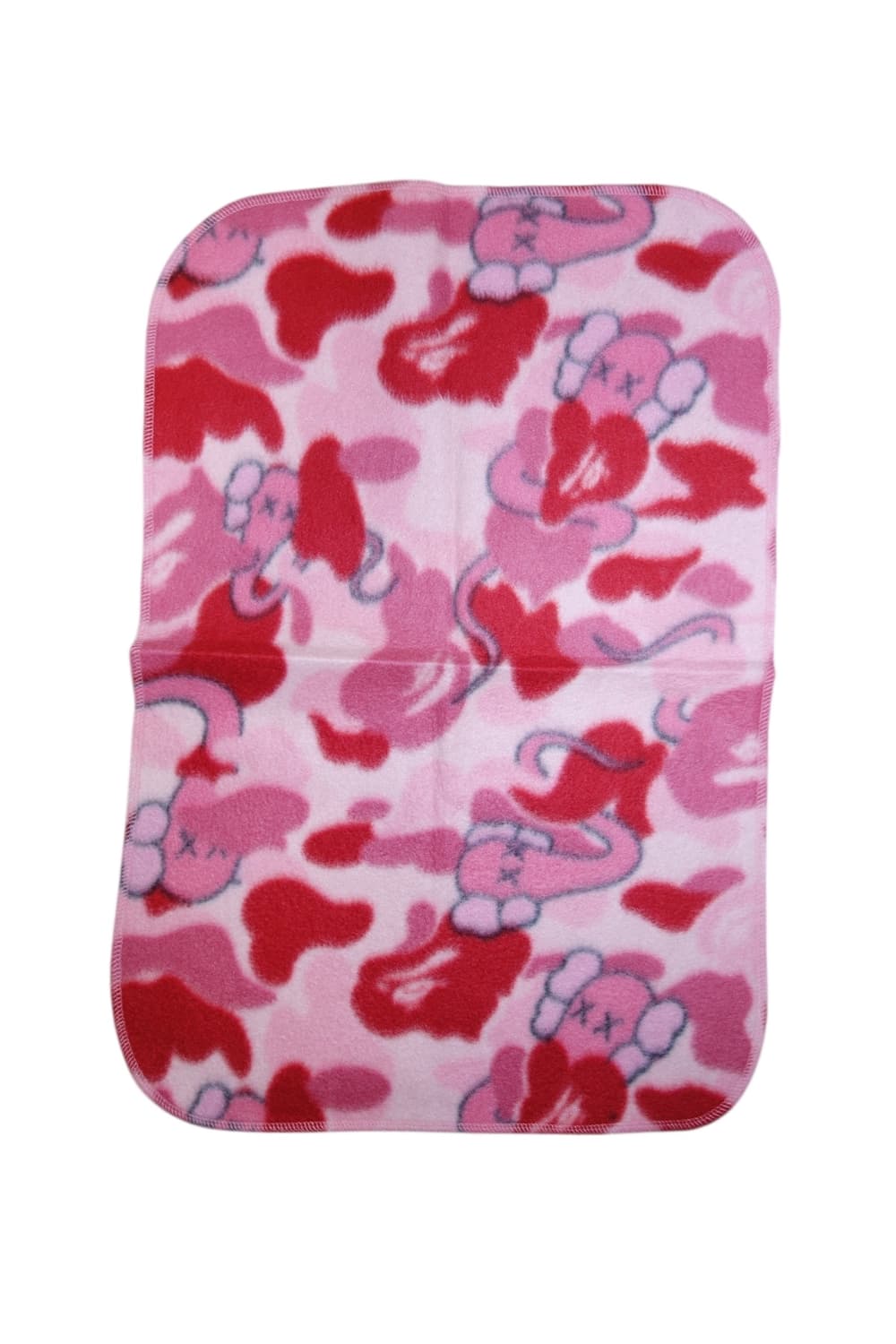 베이프 × 카우스 핑크 카모 베이비마일로 담요 상품이미지1