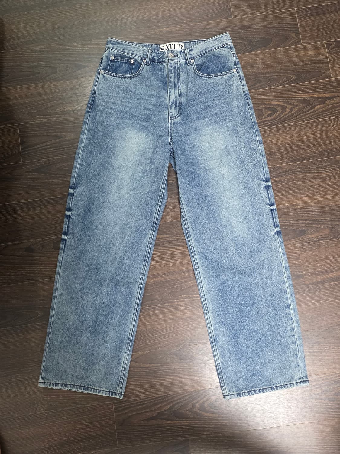 세터 크리즈 와이드 데님팬츠 M 상품이미지1