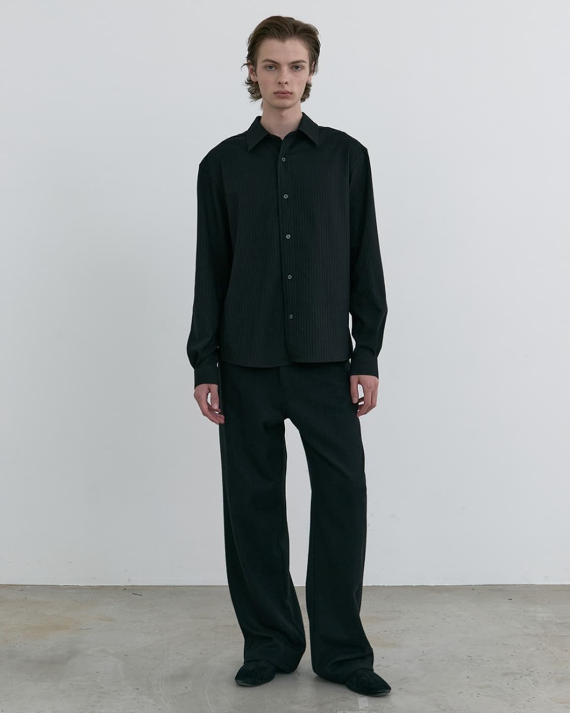 Harry Shirts_Black Stripe 상품이미지1
