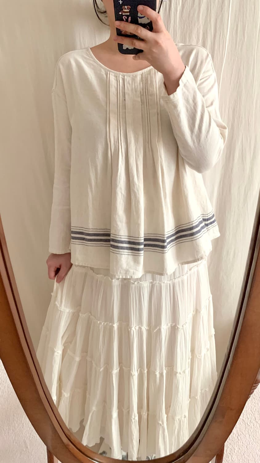 SM2 스트라이프 린넨 블라우스 상품이미지3