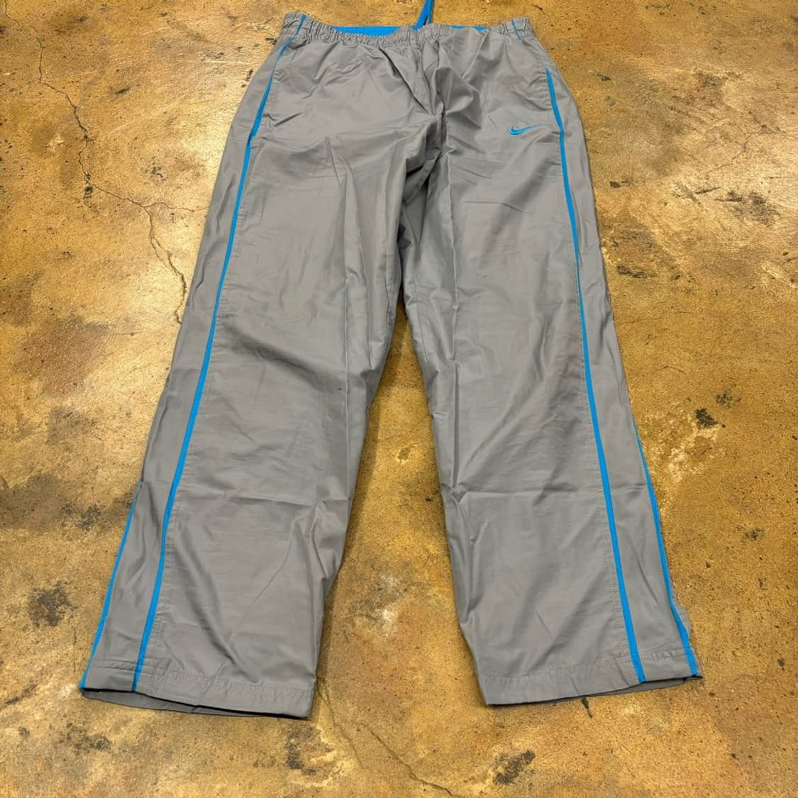 [정품/XL] 나이키 회색 파랑 트랙 팬츠 상품이미지2