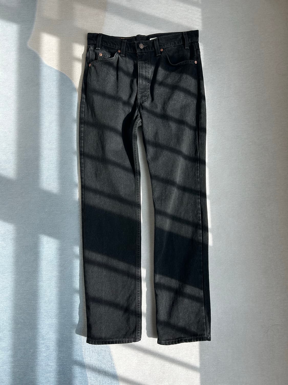 90s 빈티지 리바이스 517 usa 블랙 오렌지탭 상품이미지1