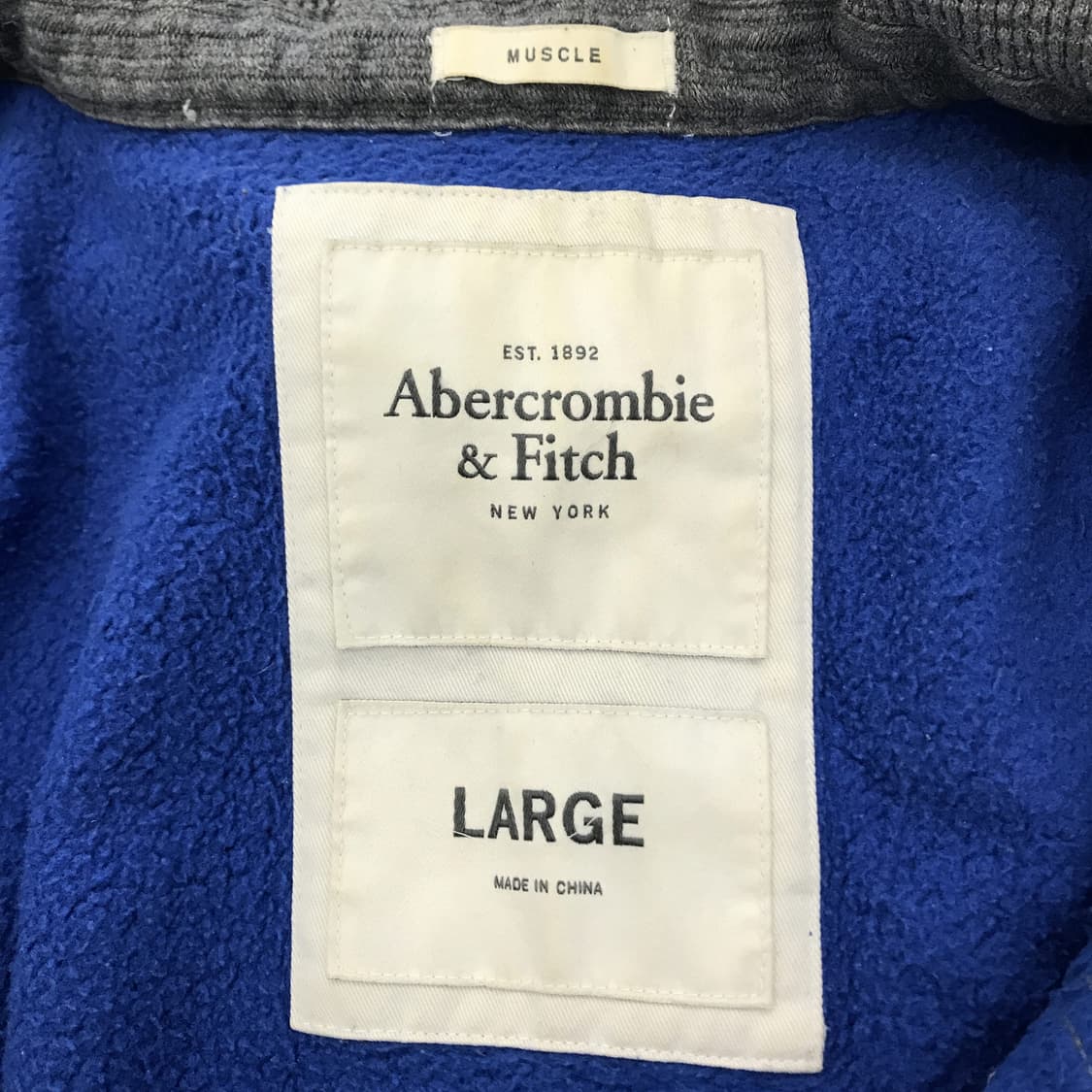 아베크롬비 Y2K 블루 후드집업 [L] 상품이미지5