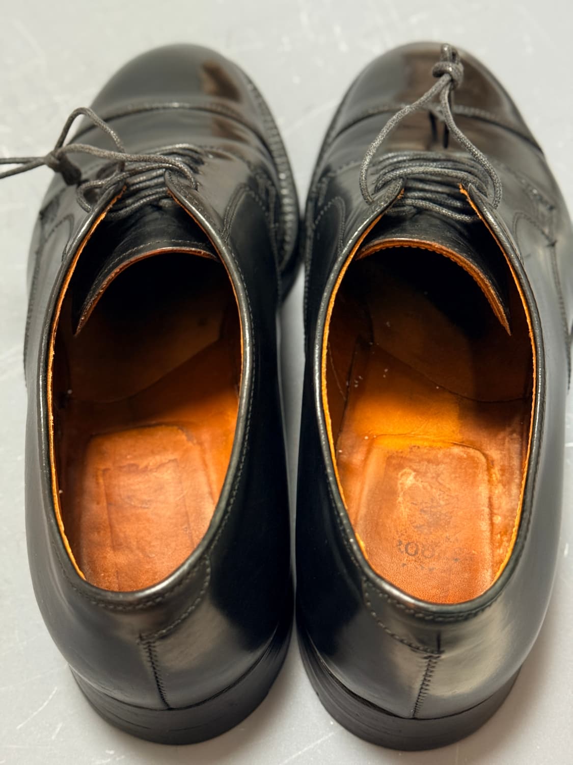 [8.5D] 알든 06607 블랙 코도반 스트레이트 팁 더비  2161 상품이미지9