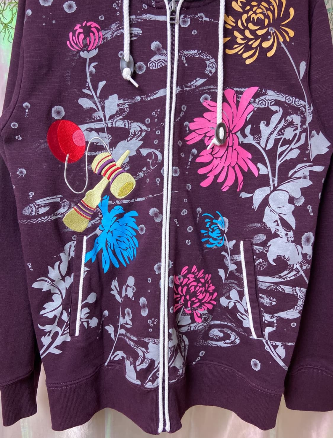 오리엔탈 자수 후드집업  상품이미지5