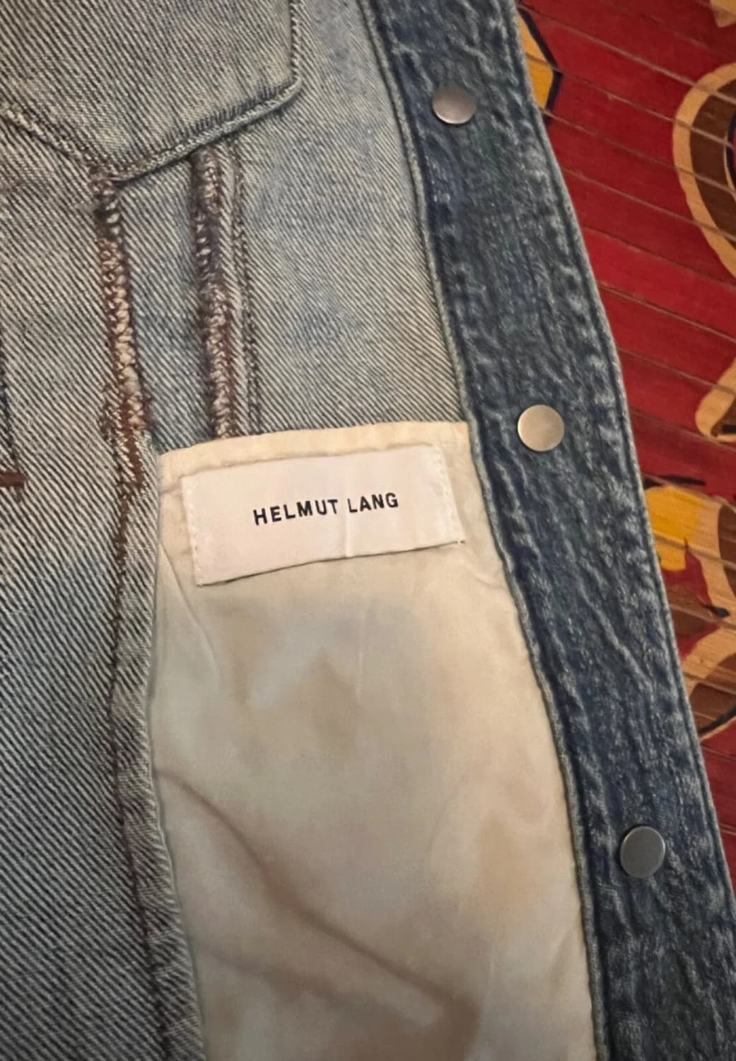 헬무트 랭 1998 빈티지 데님 자켓 상품이미지3