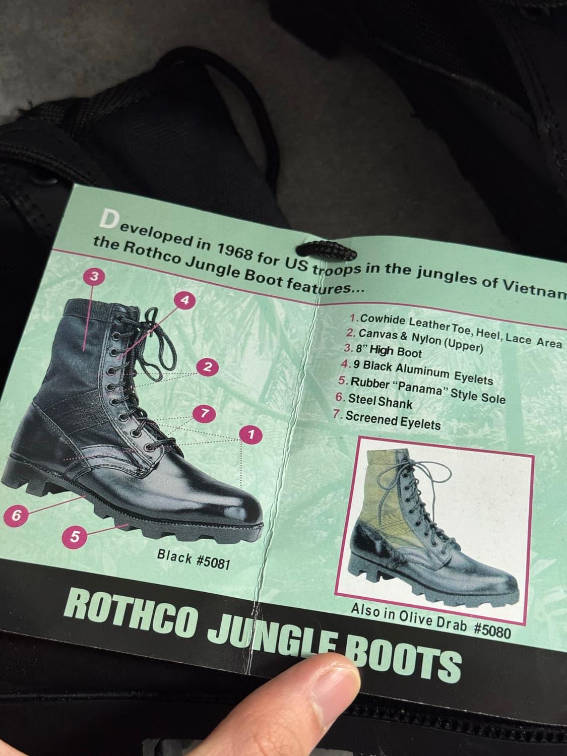 로스코 정글 부츠 블랙 상품이미지3