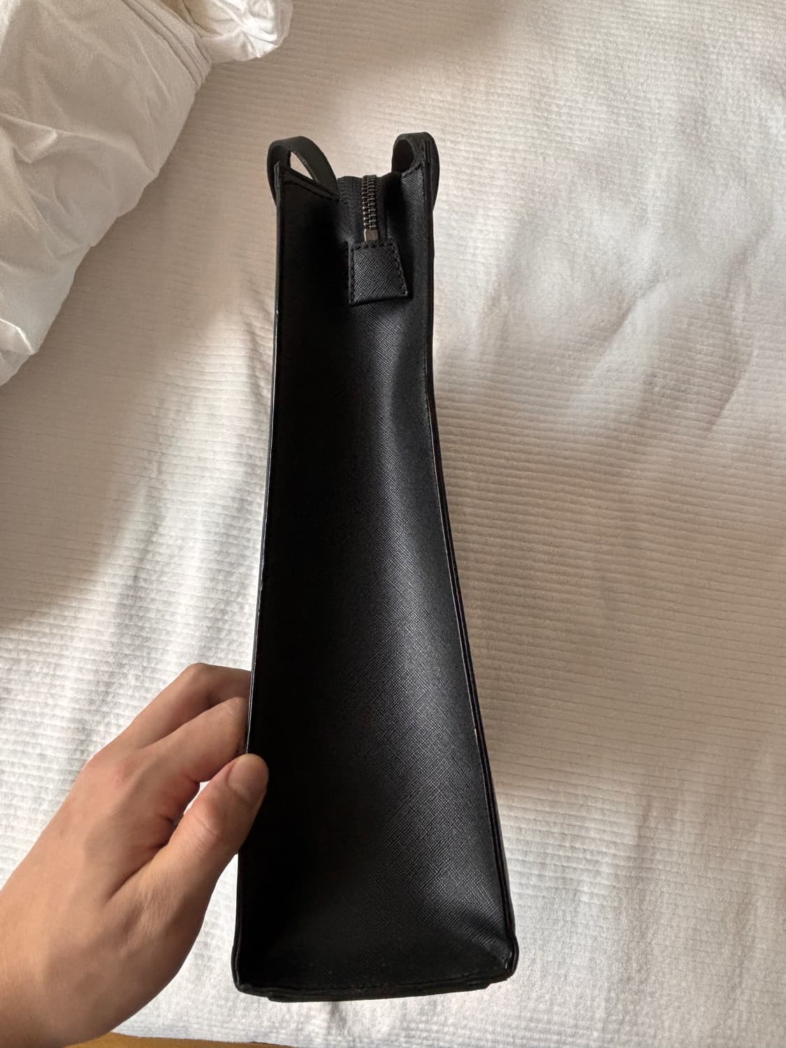 헤지스 런던 블랙 토트백 숄더백 / 사피아노 패턴 프라다st 상품이미지4