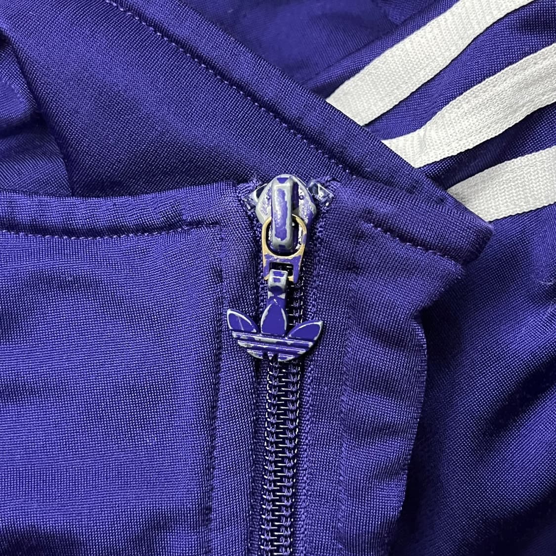 [정품/85] 아디다스 삼선 트랙탑 자켓 퍼플 져지 b10 상품이미지7