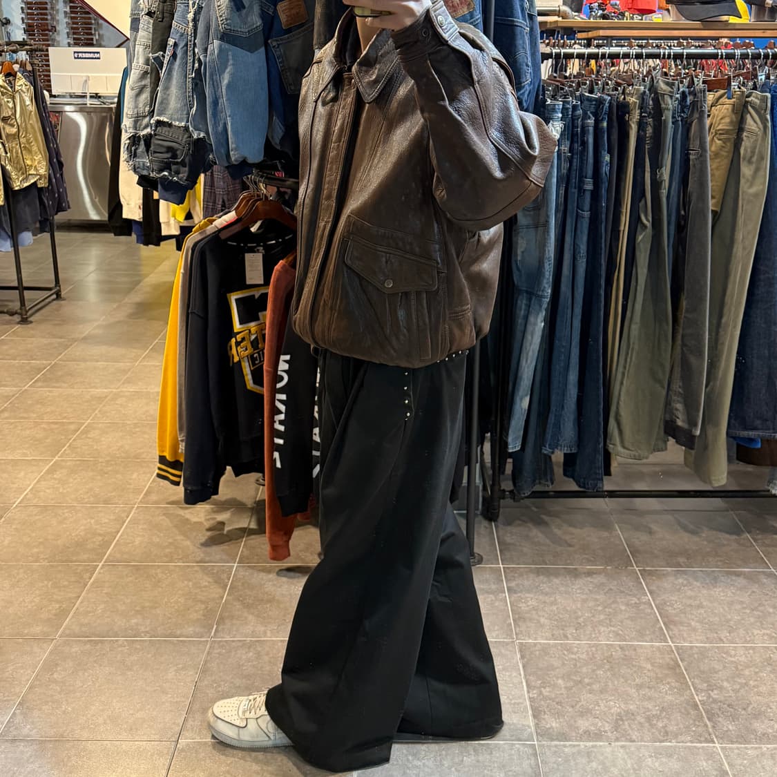 [NO.9] LEE 리 A-2 레더 자켓  상품이미지3