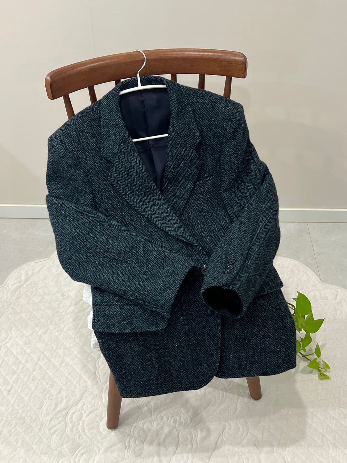 헤리스 트위드 뉴 울 100 자켓 상품이미지6