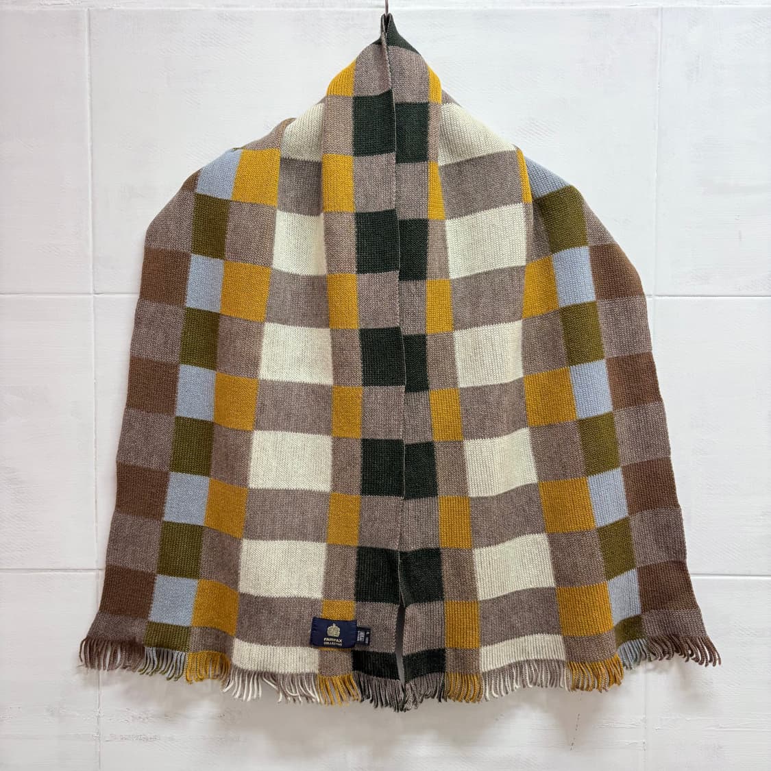 FAIRFAX 울 블록 체크 머플러 (JPN) 상품이미지4