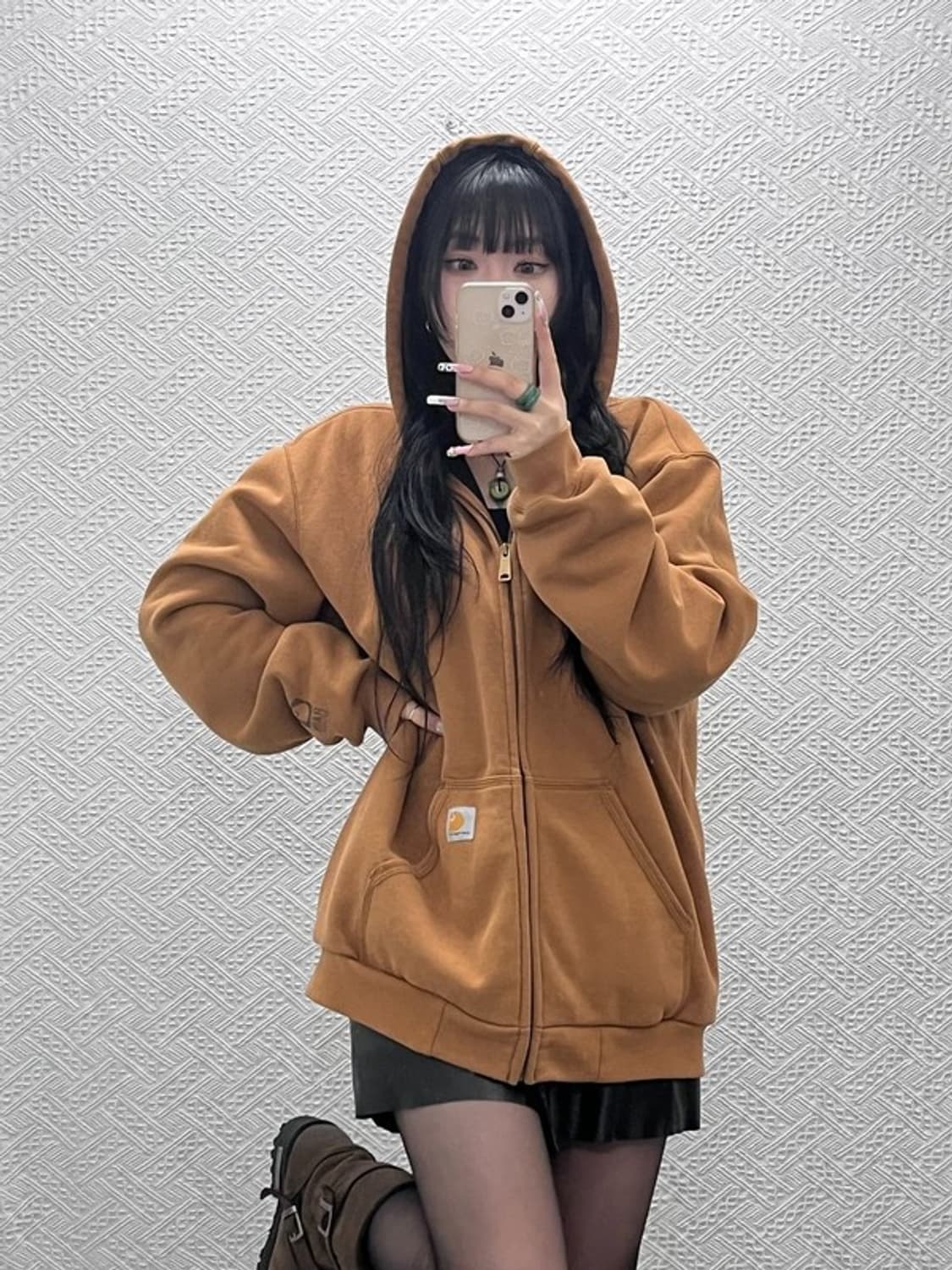 칼하트 빈티지 캐주얼 레인디펜더 써멀 후드집업 M C11454 상품이미지1
