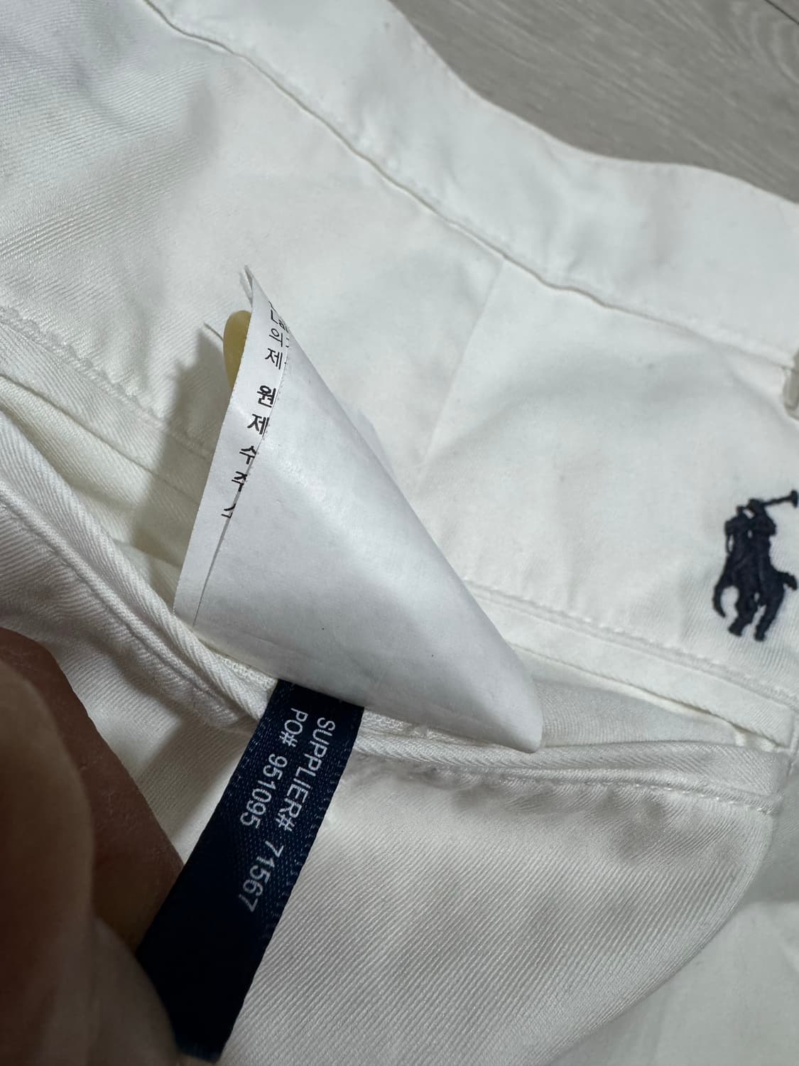 폴로 랄프로렌 화이트 치노 숏팬츠 32 상품이미지6